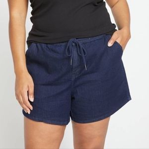 ComfortDenim Marche Shorts in Dark Indigo (Universal Standard XS ~ size L)